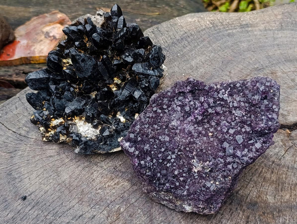 Natural Mix of Mineral Specimens x 2 From Erongo, Namibia