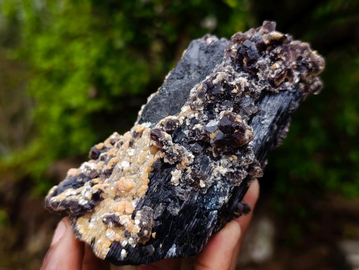 Natural Smokey Fluorite Specimens with Associated Minerals x 2 From Erongo, Namibia - Toprock Gemstones and Minerals 