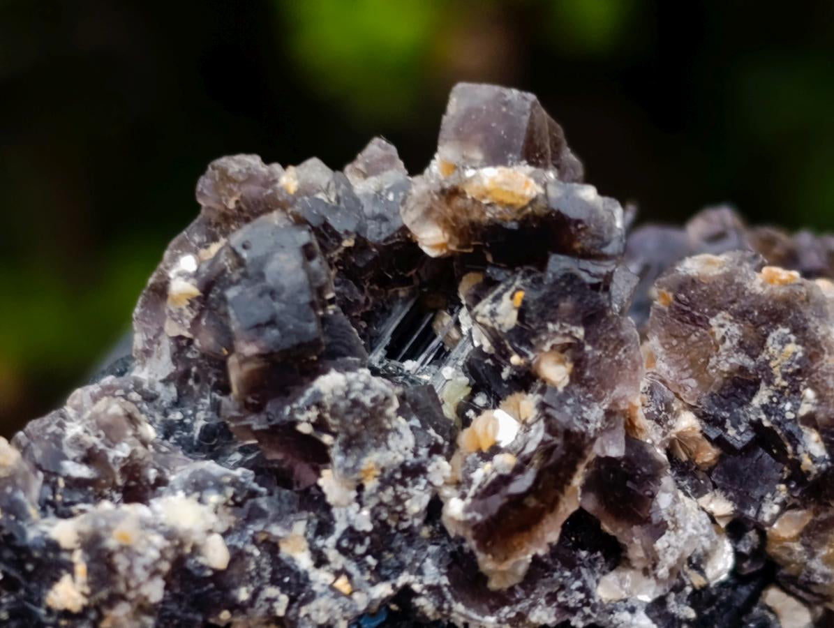 Natural Smokey Fluorite Specimens with Associated Minerals x 2 From Erongo, Namibia - Toprock Gemstones and Minerals 
