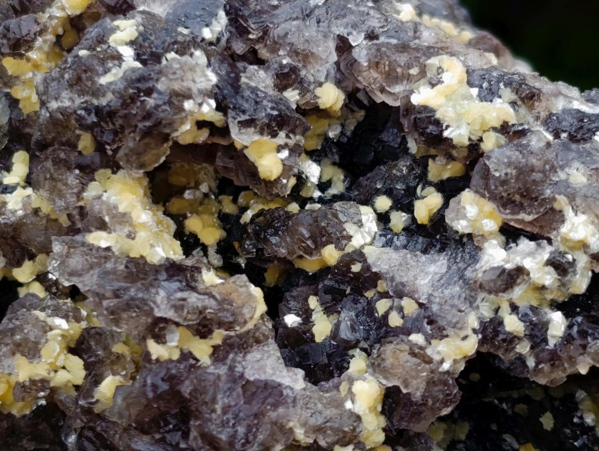 Natural Smokey Fluorite Specimens with Associated Minerals x 2 From Erongo, Namibia - Toprock Gemstones and Minerals 