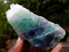 Polished One Side Watermelon Fluorite Slice x 6 From Uis, Namibia - Toprock Gemstones and Minerals 