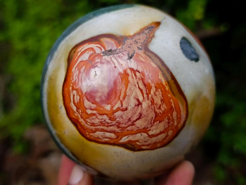 Polished Polychrome Jasper Spheres x 2 From Androka, Madagascar - Toprock Gemstones and Minerals 