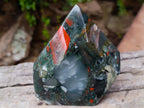 Polished Bloodstone Display Crystals x 3 From Swaziland