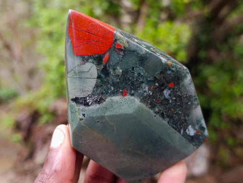 Polished Bloodstone Display Crystals x 3 From Swaziland - Toprock Gemstones and Minerals 