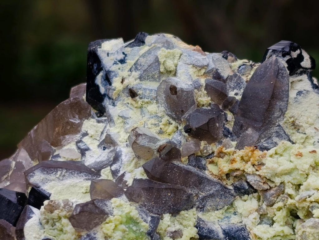 Natural XL Smokey Quartz Cluster with Associated Minerals x 1 From Erongo, Namibia
