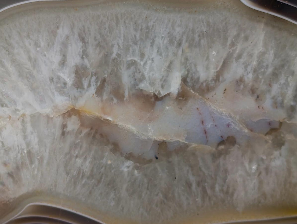 Polished and Natural Large Shashe River Agate Standing Display Piece x 1 From Shashe River, Zimbabwe