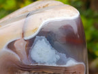 Polished and Natural Large Shashe River Agate Standing Display Piece x 1 From Shashe River, Zimbabwe
