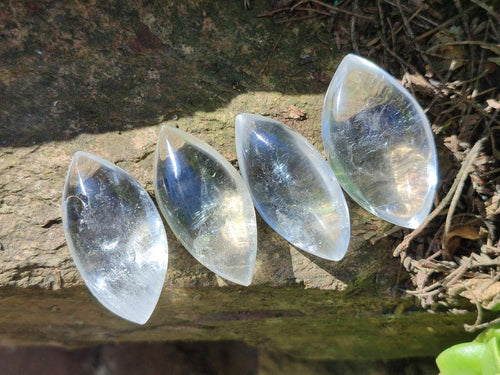 Polished Rock Crystal Quartz "Angel Tears" Jewellery Size Free Forms x 70 From Madagascar