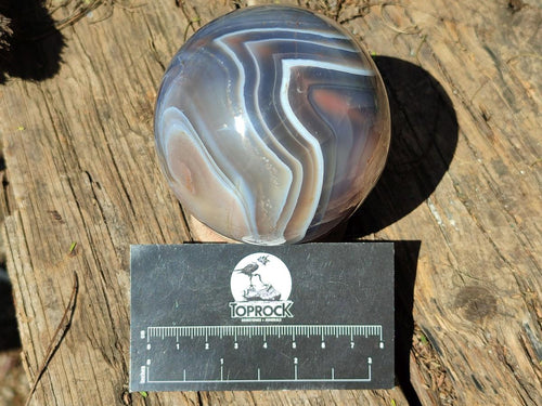 Polished Shashe River Agate Spheres x 2 From Shashe River, Zimbabwe - Toprock Gemstones and Minerals 