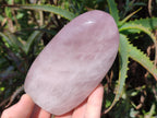 Polished Rose Quartz Standing Display Pieces x 6 From Zimbabwe