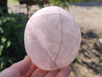 Polished Rose Quartz Standing Display Pieces x 6 From Zimbabwe