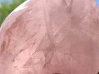 Polished Rose Quartz Standing Display Pieces x 6 From Zimbabwe