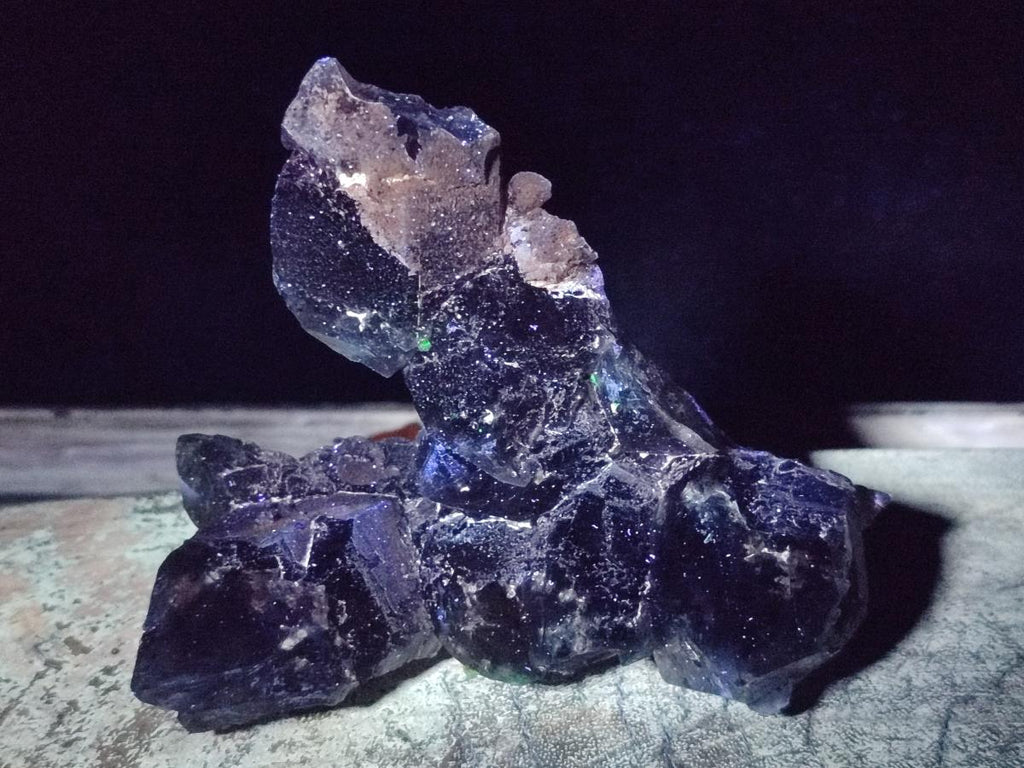 Natural Cabinet Size Smokey Quartz Clusters with Foitite x 6 From Erongo, Namibia