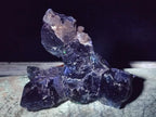 Natural Cabinet Size Smokey Quartz Clusters with Foitite x 6 From Erongo, Namibia
