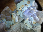 Natural Cabinet Size Smokey Quartz Clusters with Foitite x 6 From Erongo, Namibia