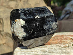 Natural Schorl Black Tourmaline Specimens x 4 From Erongo, Namibia