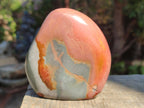 Polished Polychrome Jasper Standing Display Pieces x 6 From Androka, Madagascar