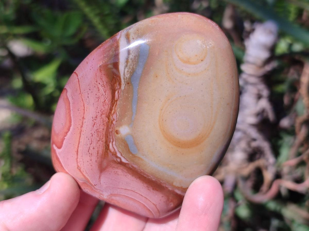 Polished Polychrome Jasper Standing Display Pieces x 6 From Androka, Madagascar