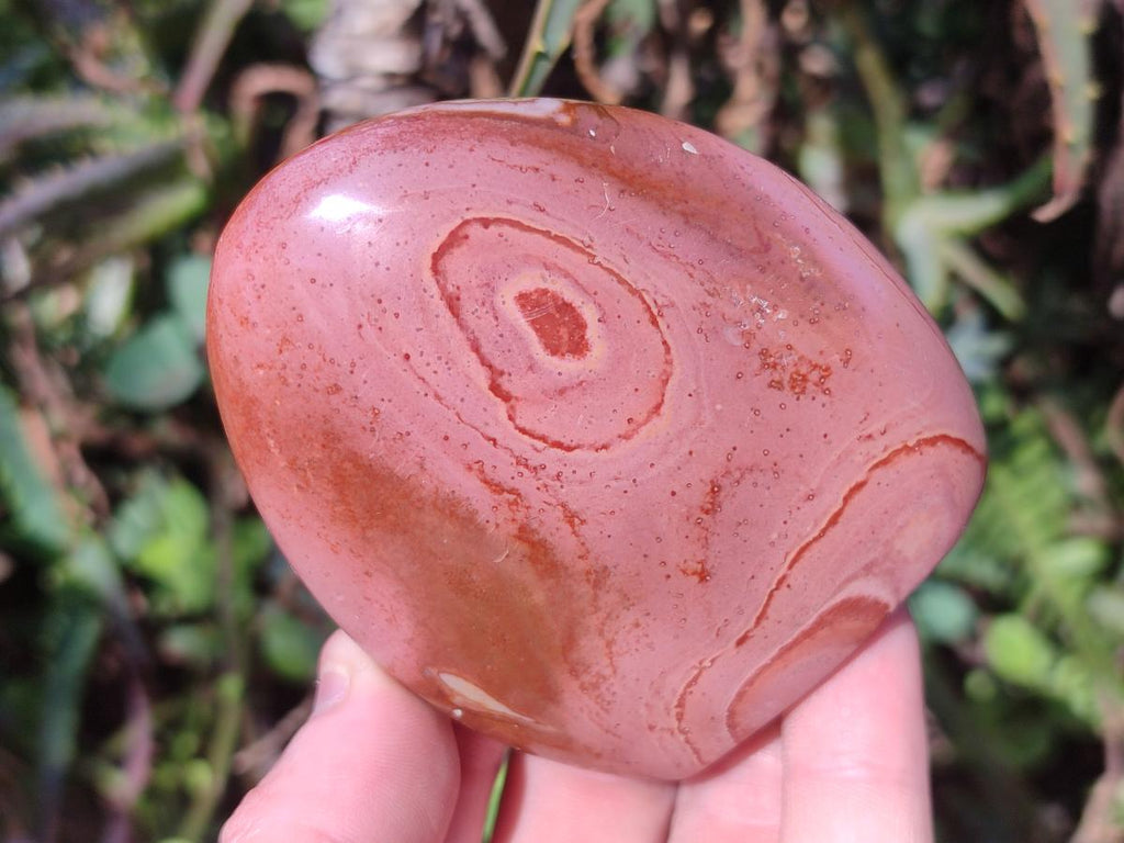 Polished Polychrome Jasper Standing Display Pieces x 6 From Androka, Madagascar