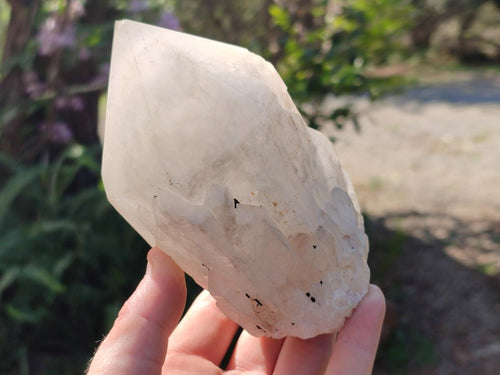 Natural Large Cascading "Anananas" Candle Quartz Crystals x 3 From Antsirabe, Madagascar