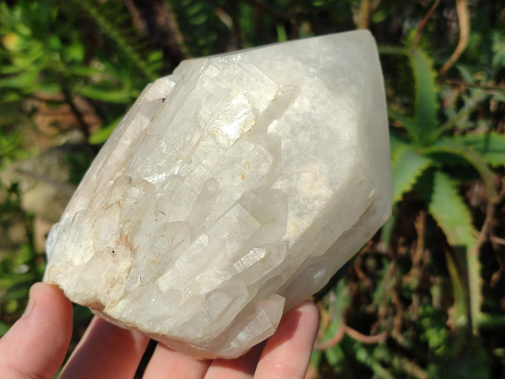 Natural Large Cascading "Anananas" Candle Quartz Crystals x 3 From Antsirabe, Madagascar