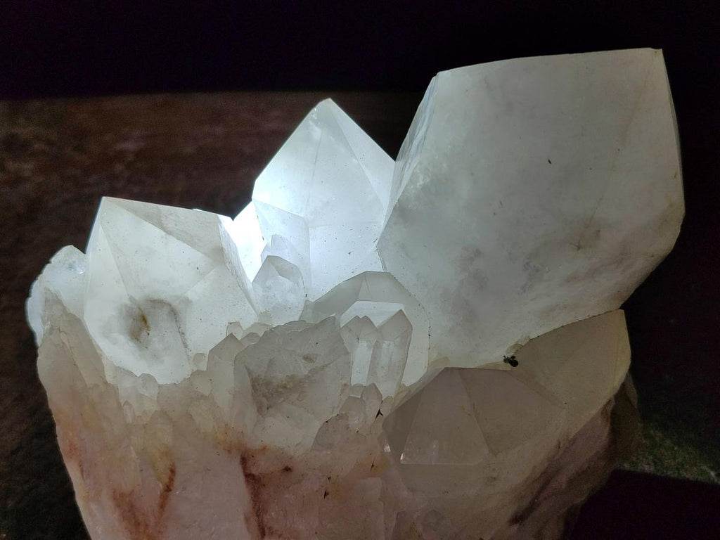 Natural Large Cascading "Anananas" Candle Quartz Crystals x 3 From Antsirabe, Madagascar