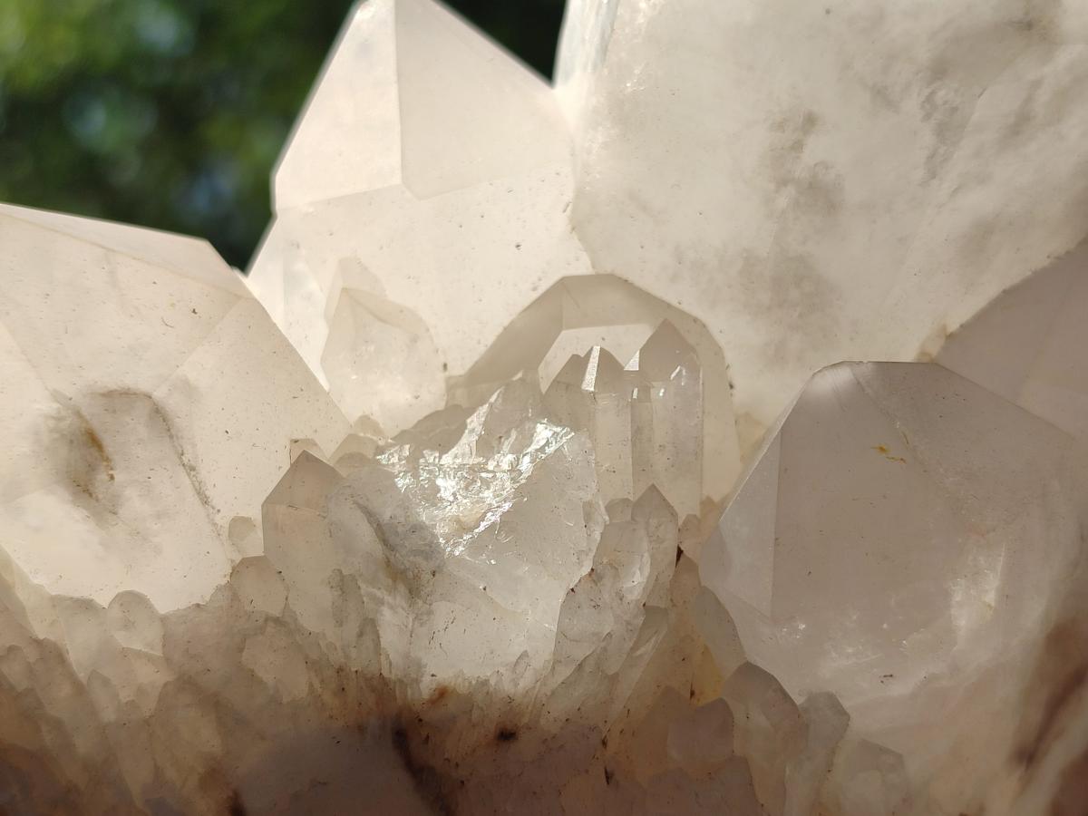 Natural Large Cascading "Anananas" Candle Quartz Crystals x 3 From Antsirabe, Madagascar