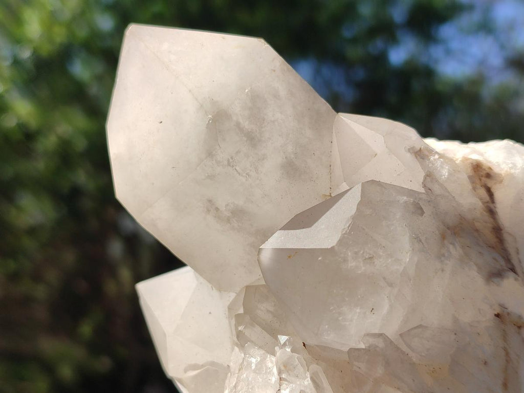 Natural Large Cascading "Anananas" Candle Quartz Crystals x 3 From Antsirabe, Madagascar
