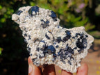 Natural Schorl Black Tourmaline Crystal Specimens with Associated Minerals x 16 From Erongo, Namibia