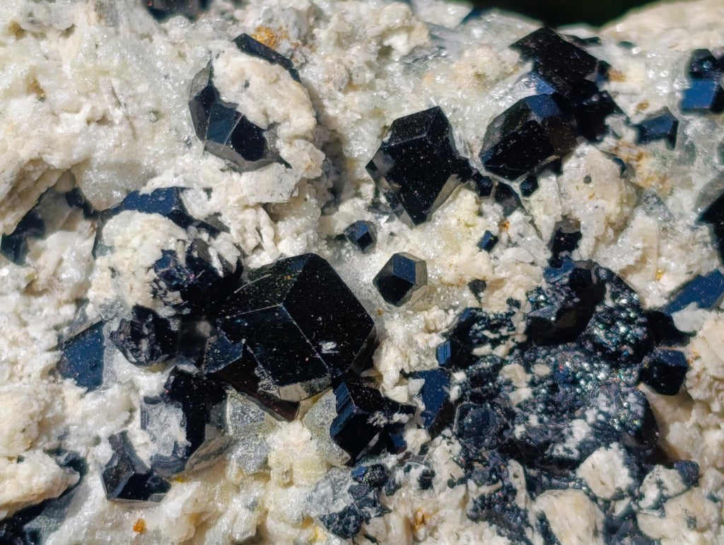 Natural Schorl Black Tourmaline Crystal Specimens with Associated Minerals x 16 From Erongo, Namibia
