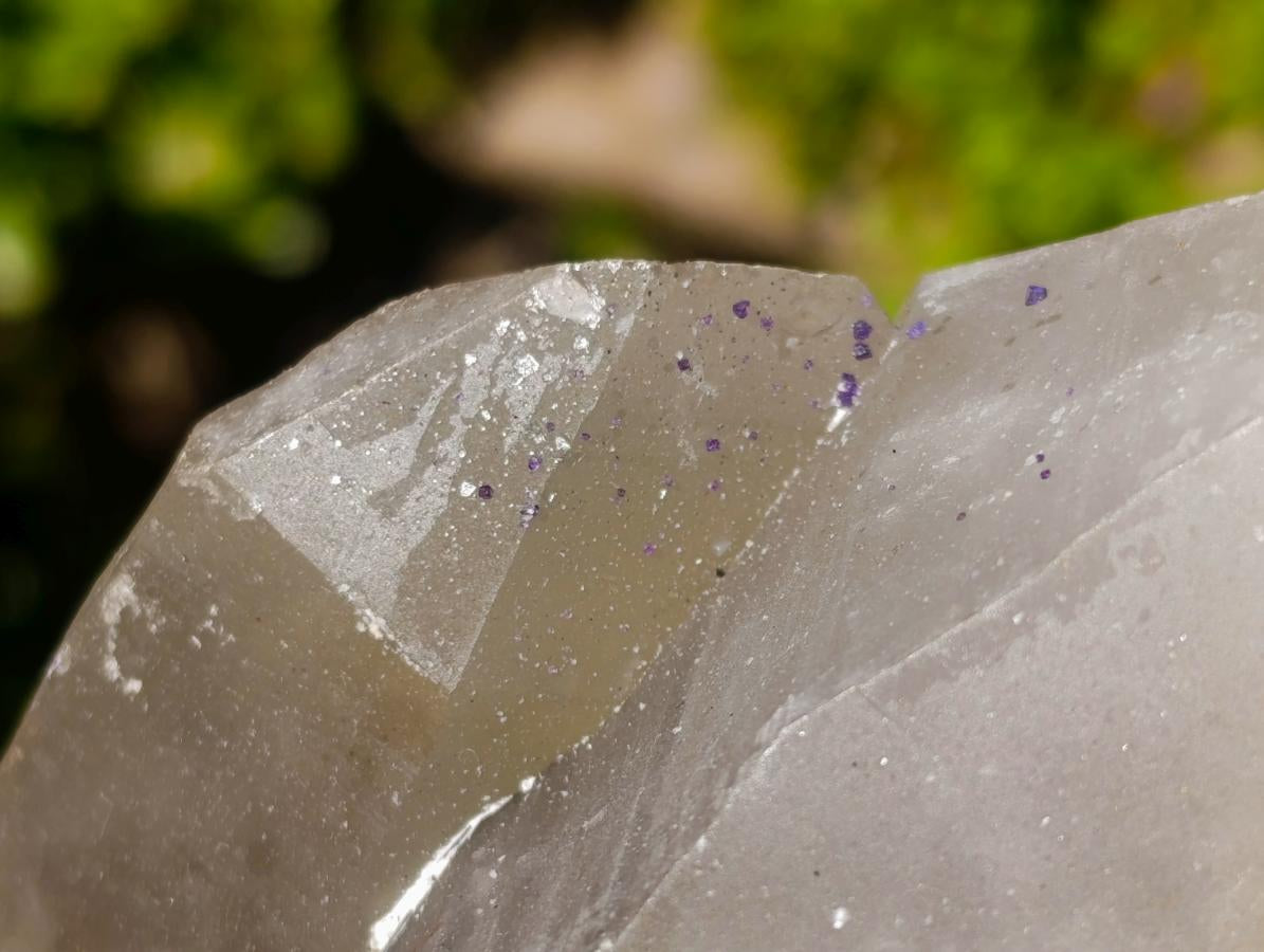 Natural Large Smokey Quartz Crystals with Schorl and Hyalite Opal x 2 From Erongo, Namibia
