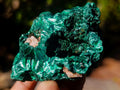 Natural Silky Malachite Specimens x 12 From Kasompe, Congo