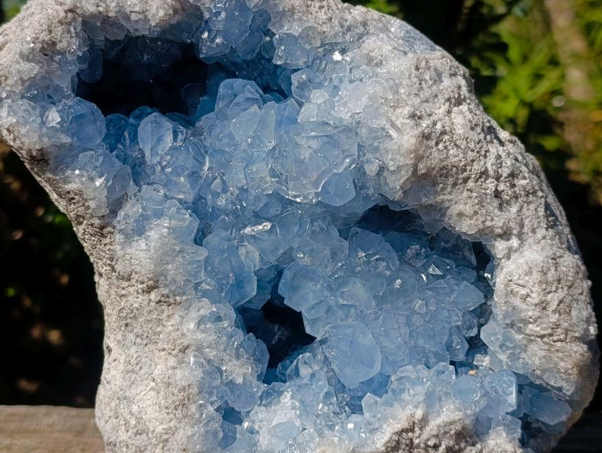Natural XL Blue Celestite Geode Specimen x 1 From Sakoany, Madagascar