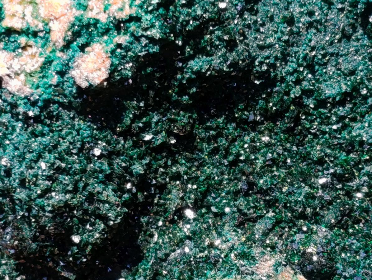 Natural Large Crystalline Malachite Specimen x 1 From Kolwezi, Congo