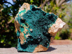 Natural Large Crystalline Malachite Specimen x 1 From Kolwezi, Congo