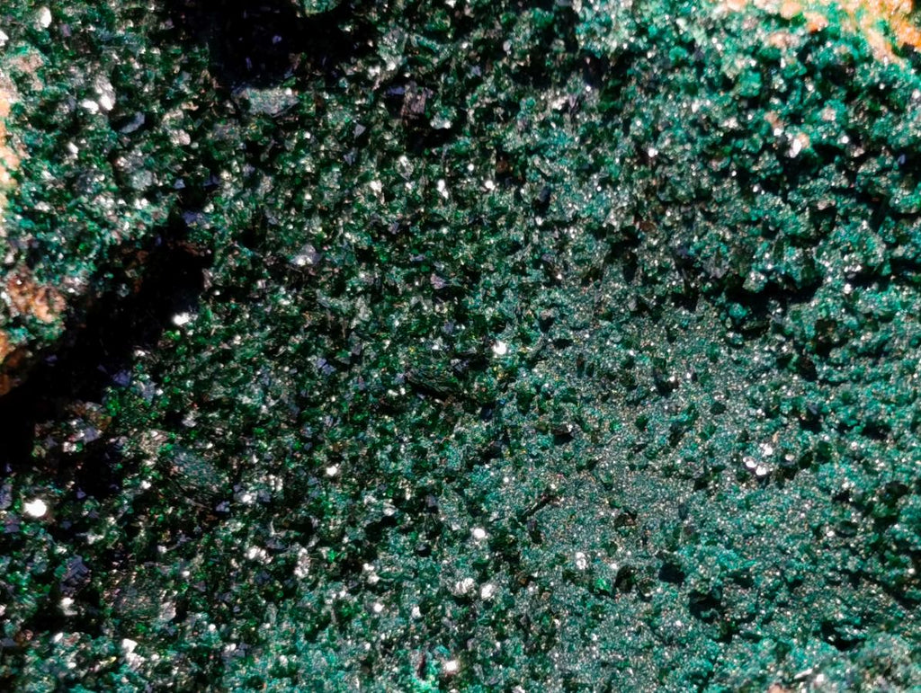 Natural Large Crystalline Malachite Specimen x 1 From Kolwezi, Congo