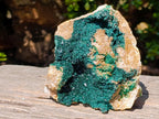 Natural Large Crystalline Malachite Specimen x 1 From Kolwezi, Congo