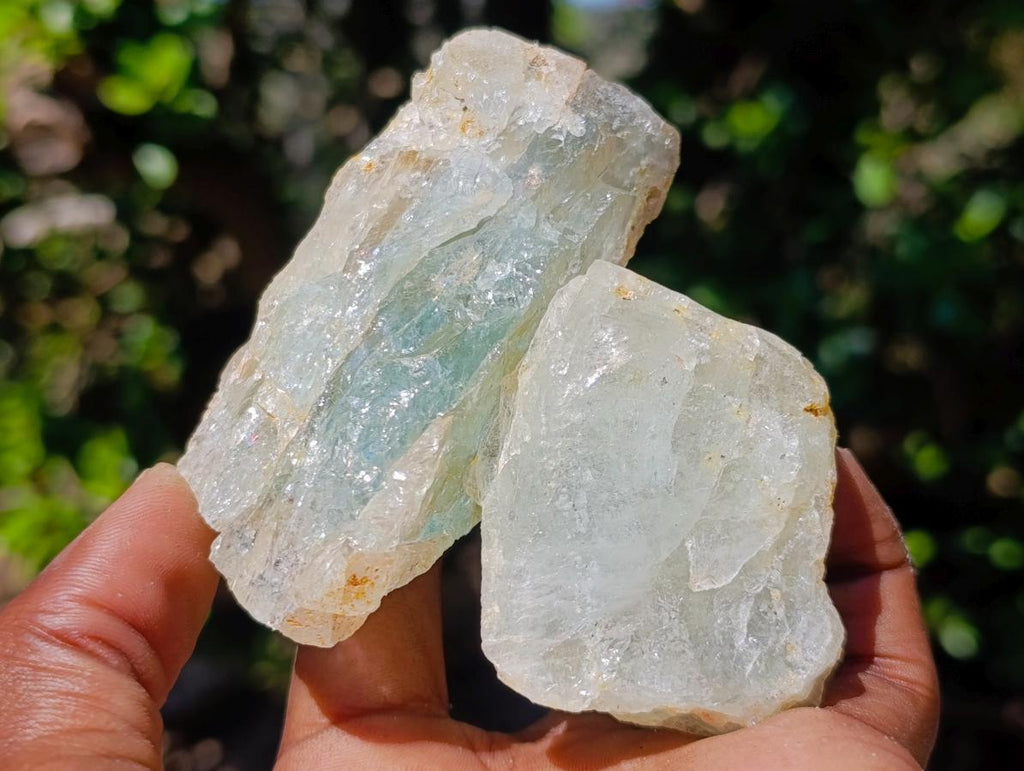 Natural Topaz Crystals x 89 From Spitzkop, Namibia