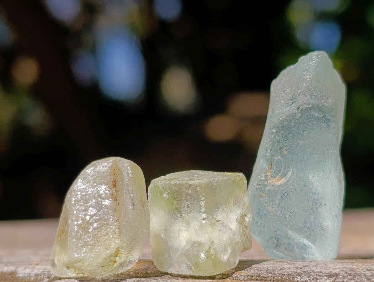 Natural Topaz Crystals x 89 From Spitzkop, Namibia