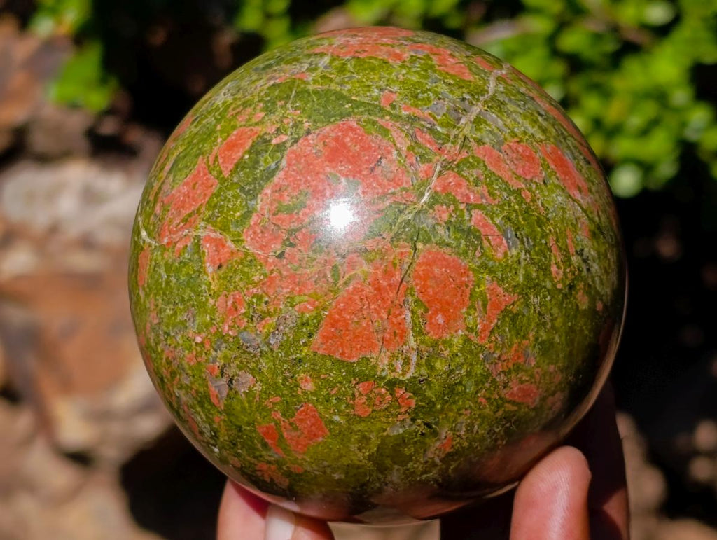 Polished Mix of Multi Mineral Spheres x 3 From South Africa