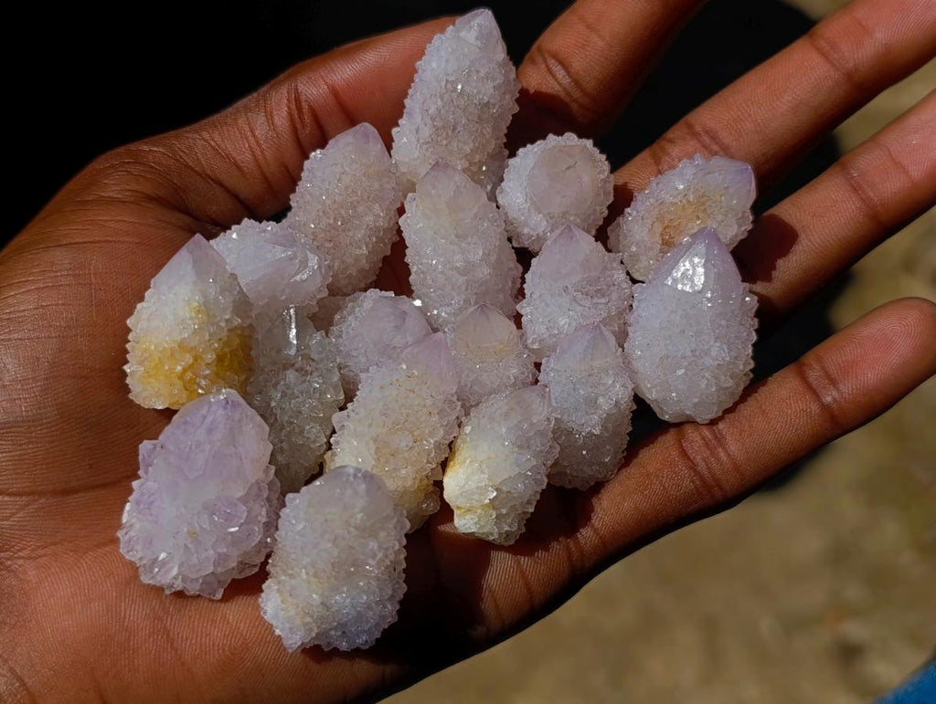 Natural Spirit Amethyst Crystals and Clusters x 70 From Boekenhouthoek, South Africa