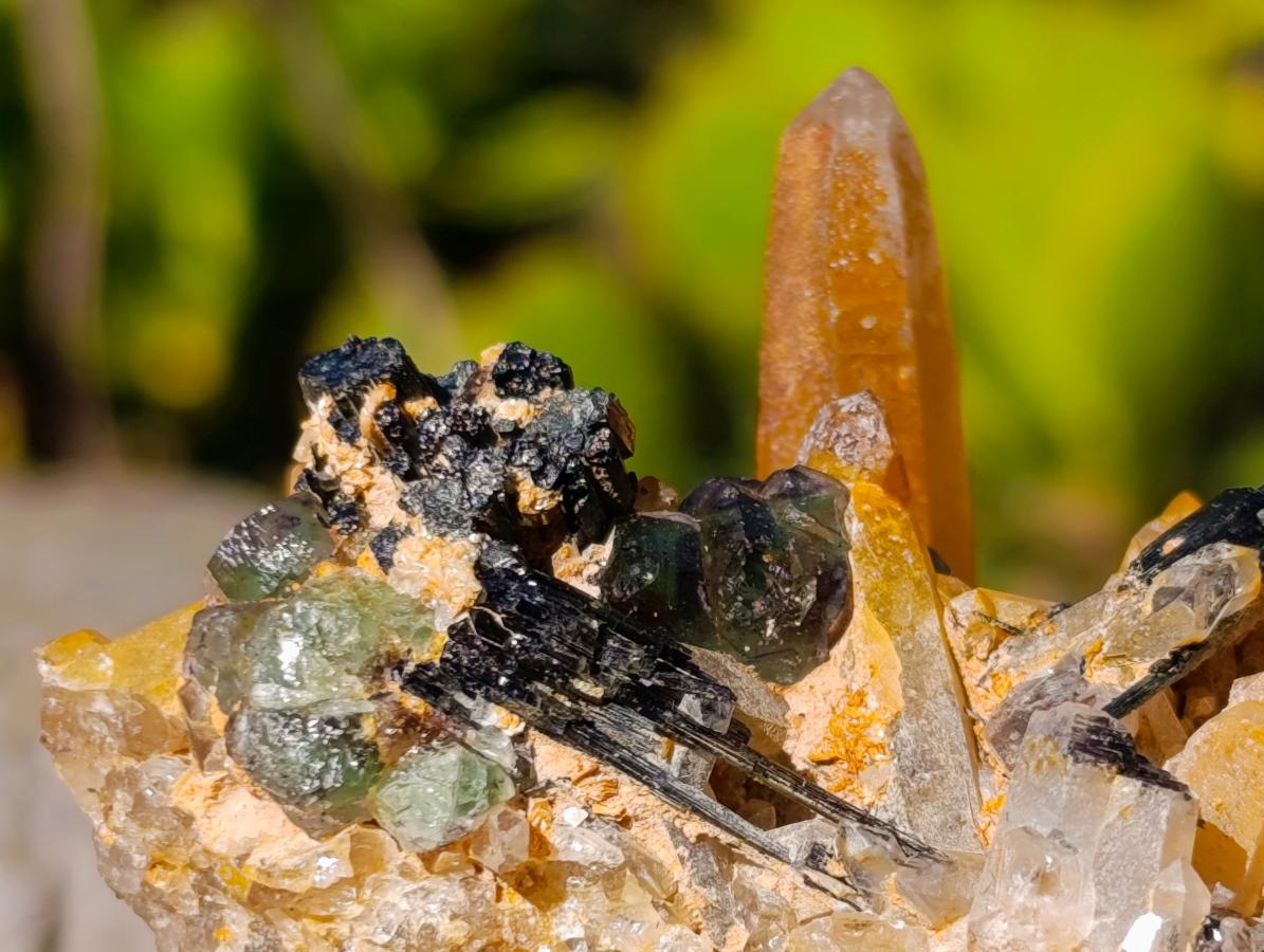 Natural Smokey Quartz Clusters x 2 From Erongo, Namibia