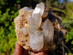 Natural Smokey Quartz Clusters x 2 From Erongo, Namibia