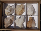 Natural Malagasy Quartz Clusters x 6 From Madagascar