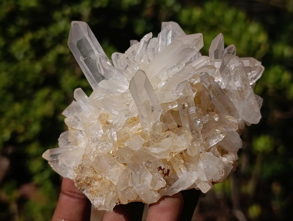 Natural Malagasy Quartz Clusters x 6 From Madagascar