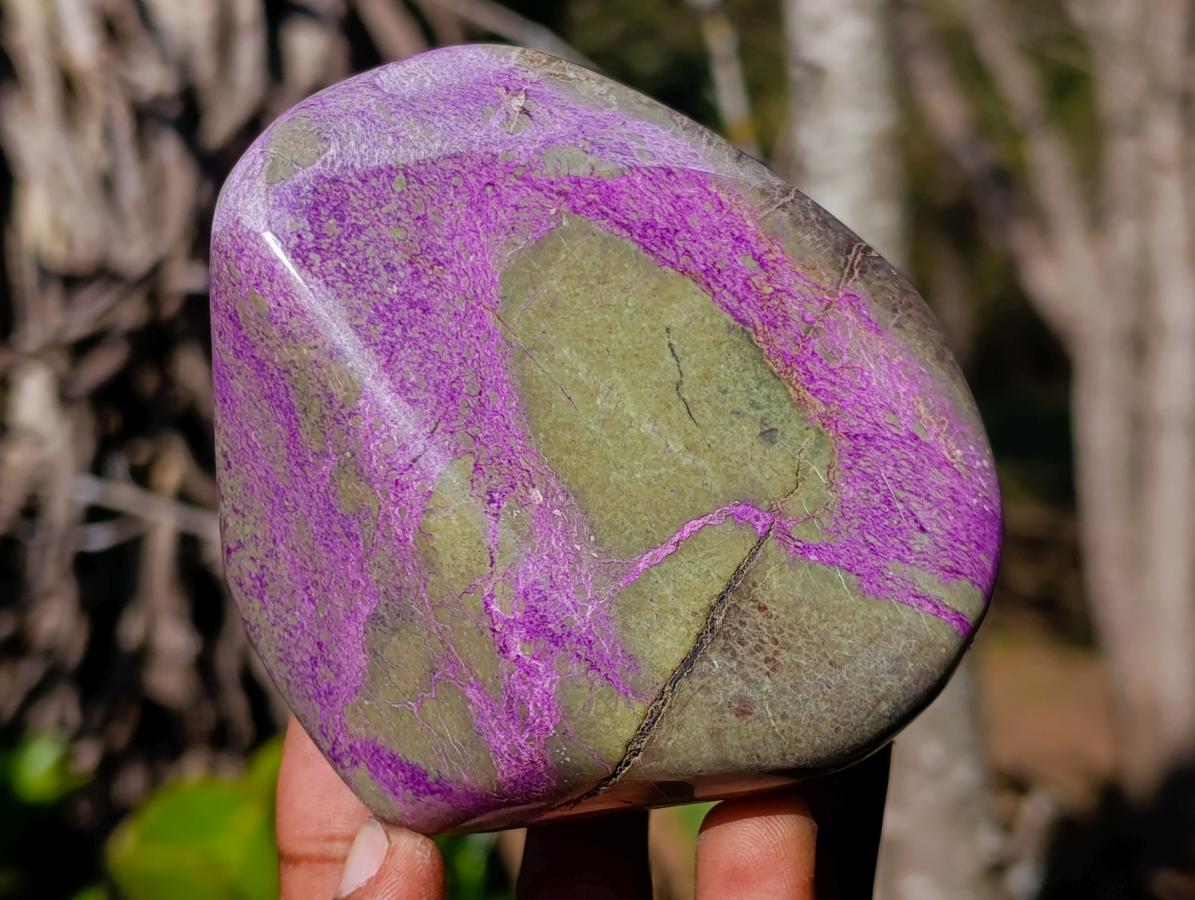 Polished Stichtite Free Forms x 2 From Barberton, South Africa