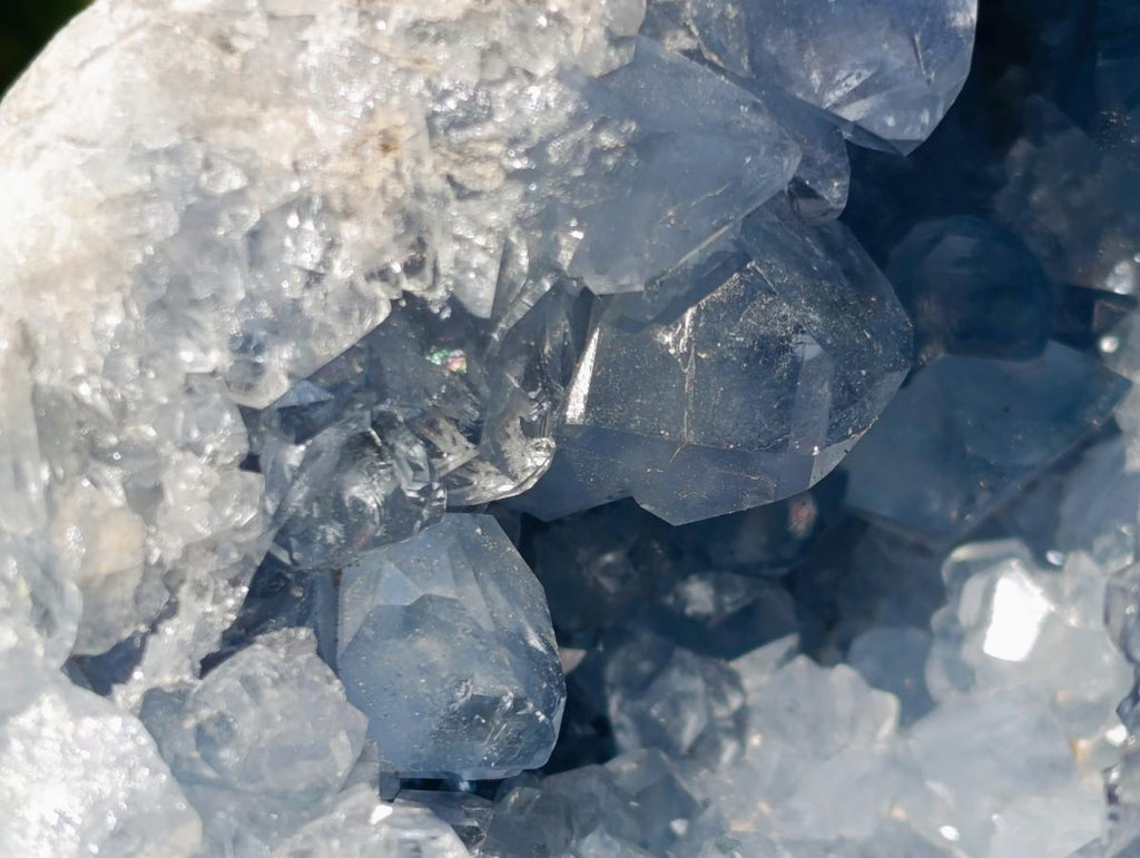 Natural Large Blue Celestite Geode Specimen x 1 From Sakoany, Madagascar
