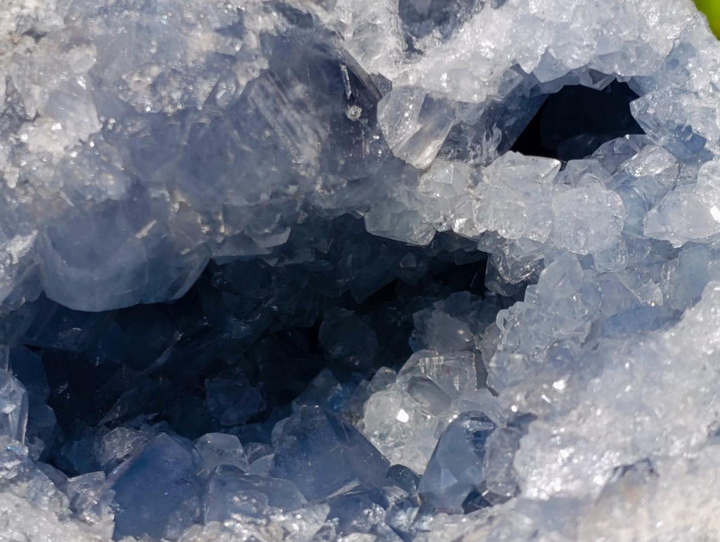 Natural Large Blue Celestite Geode Specimen x 1 From Sakoany, Madagascar