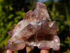 Natural Red Hematoid Quartz Crystals x 6 From Karoi, Zimbabwe