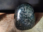 Polished "Water Sapphire" Standing Display Pieces with Sillimanite x 3 From Ambatofinandrahana, Madagascar
